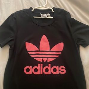Pink & Black Adidas Shirt